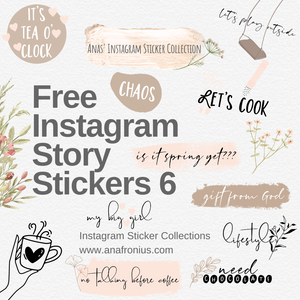 The Ultimate Instagram Story Sticker Mega Bundle - Over 5900+ Unique Designs by Ana Fronius