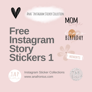 Free Instagram Story Stickers Pack 1