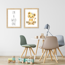 Load image into Gallery viewer, I’m a Wild One Baby Lion Girl Kids Printable