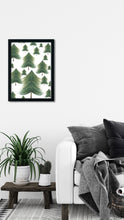 Load image into Gallery viewer, Christmas Trees green Printable