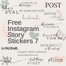 Load image into Gallery viewer, Instagram Story Stickers Pack 7