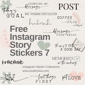 Instagram Story Stickers Pack 7