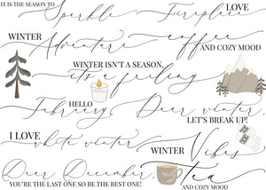 Story Stickers Winter Collection