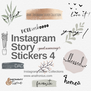 Instagram Story Stickers Pack 4