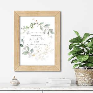 Every good and perfect gift comes from above 1.0. Printable