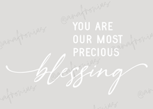 Load image into Gallery viewer, You Are Our Most Precious Blessing Boy Kids Printable