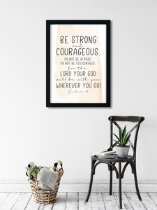 Be strong and courageous 1.1  Printable