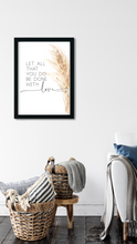 Load image into Gallery viewer, Let all that you do be done with love 1 Corinthians 16:14  Printable