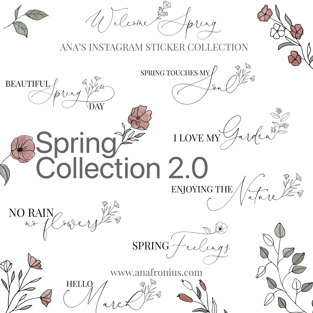 Story Stickers Spring Collection 2.0