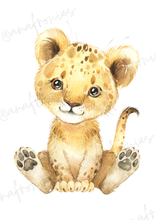 Load image into Gallery viewer, I’m a Wild One Baby Lion Boy Kids Printable