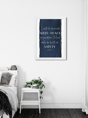 I will lie down and sleep in peace 1.0 Printable