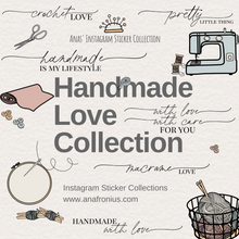 Load image into Gallery viewer, Instagram Story Stickers Handmade Love Collection